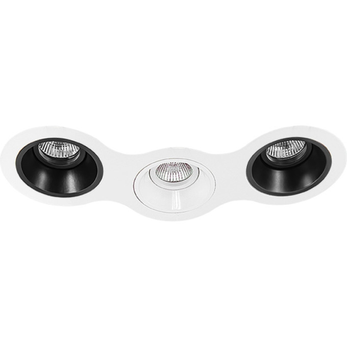 Комплект из светильников и рамки LIGHTSTAR Domino D696070607