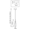 Подвес LIGHTSTAR CILINO 756014