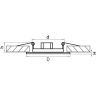 Встраиваемый светильник LIGHTSTAR Teso Adj 11087